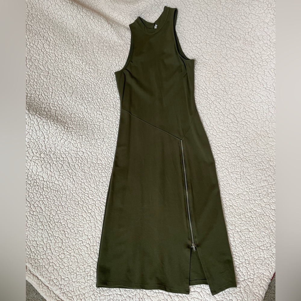 Paperdoll Mock Neck Sheath Dress